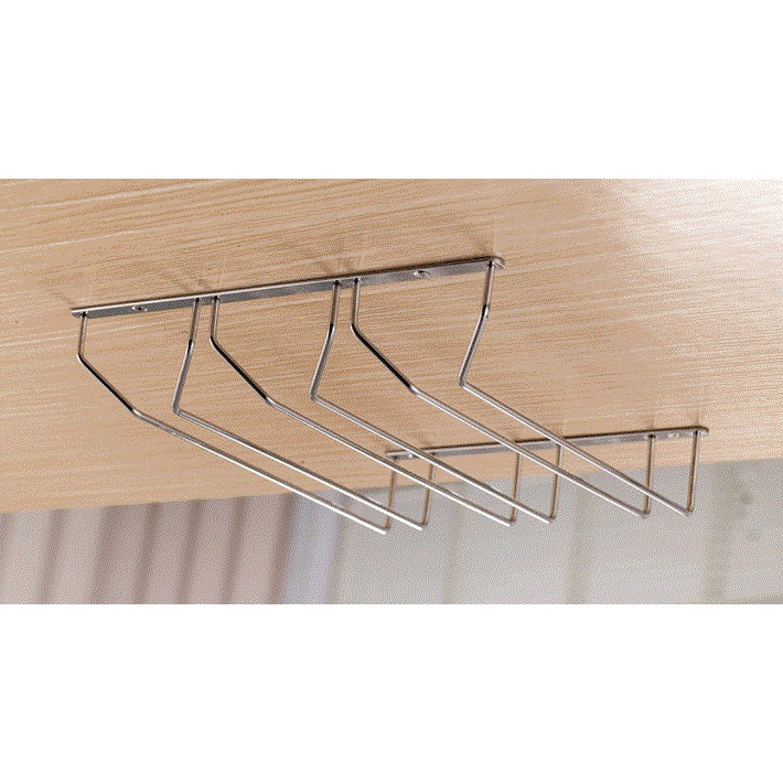 Giá treo ly rượu vang inox, kệ treo ly inox
