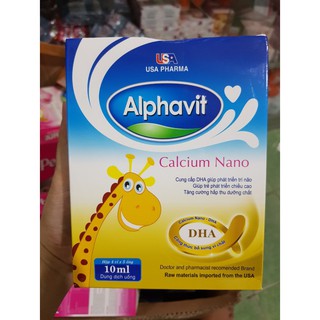ALPHAVIT CACIUM NANO PHÁT TRIỂN CHIỀU CAO CHO BÉ