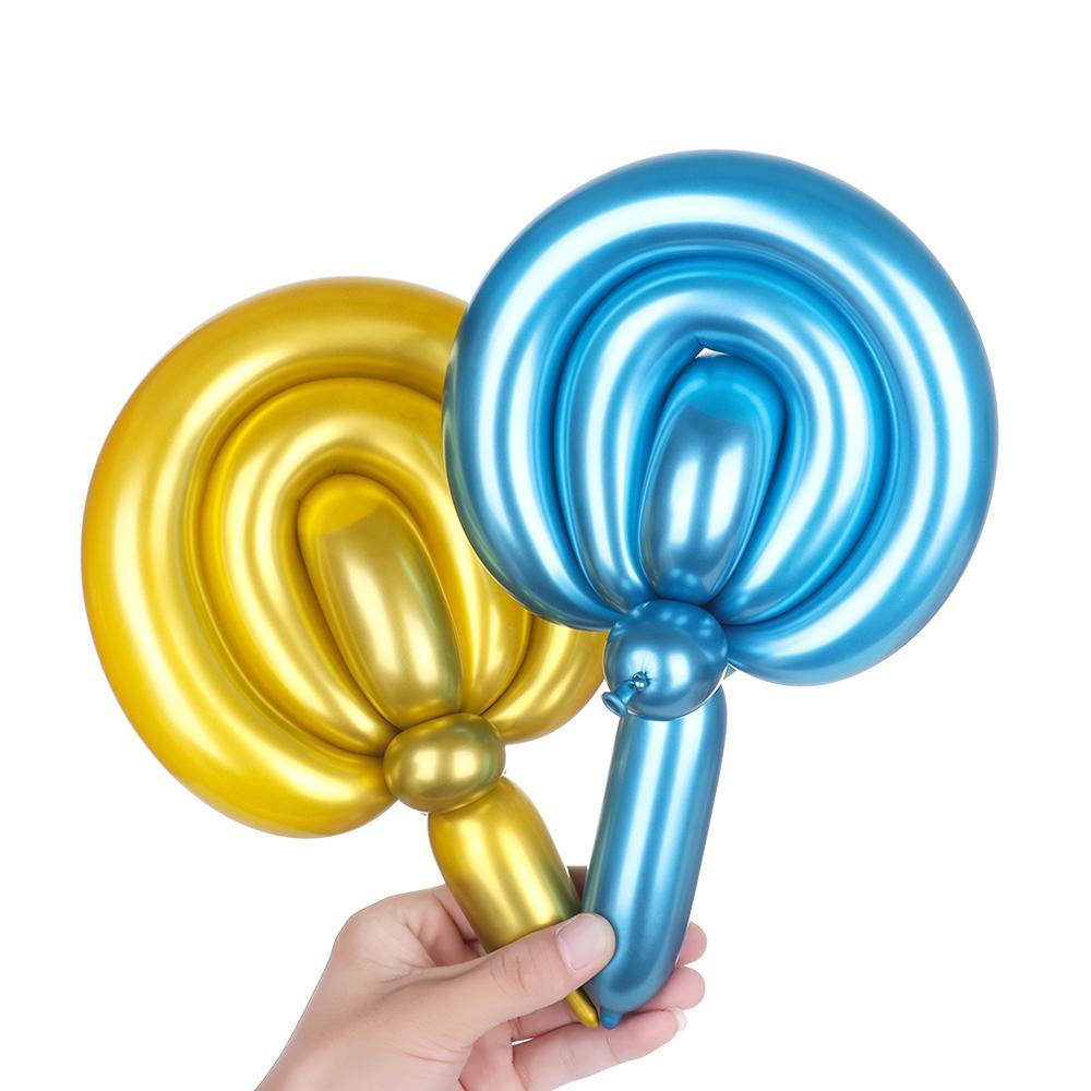 Set 10 Dây Cao Su Dài Gắn Bong Bóng Trang Trí Tiệc Sinh Nhật / Tiệc Cưới DIY