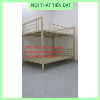 giường tầng sắt hộp 48 loại tốt 1m6 x 2m