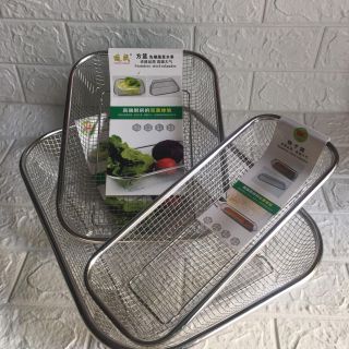 RỔ LƯỚI VUÔNG INOX