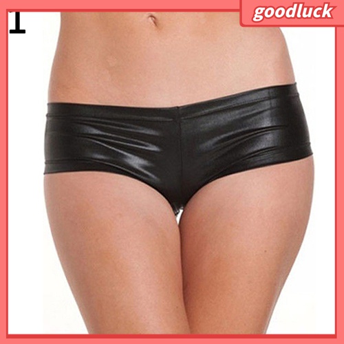 [GOLUK] Quần Short Mini Ánh Kim Loại Lấp Lánh Nổi Bật Đi Tiệc Khiêu Vũ Punk Cho Nữ