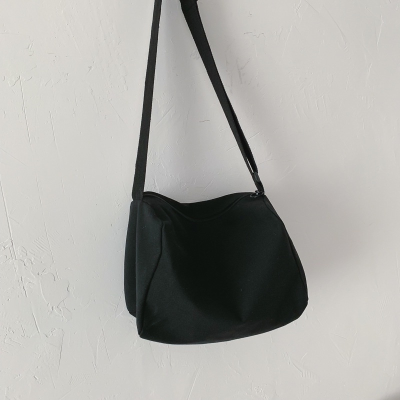 Túi Đeo Vai Bằng Vải Canvas Cỡ Lớn Dễ Phối Đồ Thời Trang Cho Nữ