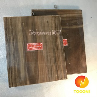 [ Tiết kiệm 41k] Combo 2 thớt gỗ nghiến cao cấp TOGONI hình chữ nhật 23*27*2cm- THỚT THÁI