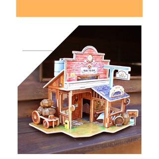 Mô hình gỗ Robotime - Ngau Tau Bar F138