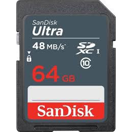 [Mã ELFLASH5 giảm 20K đơn 50K] Thẻ nhớ SD 64GB Sandisk class 10 (48Mb/s) | BigBuy360 - bigbuy360.vn