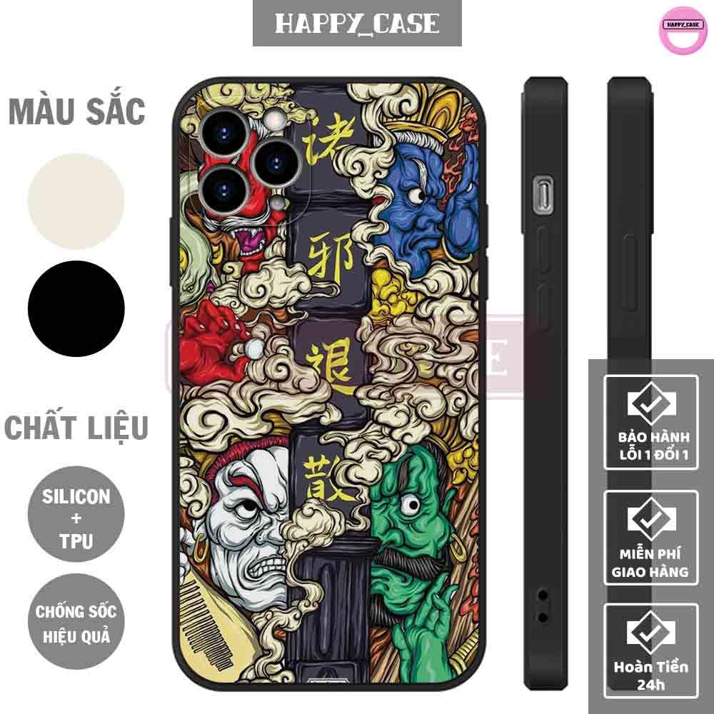 Ốp iPhone NB199 Hình Thần Tướng Chống Sốc iPhone Happy Case