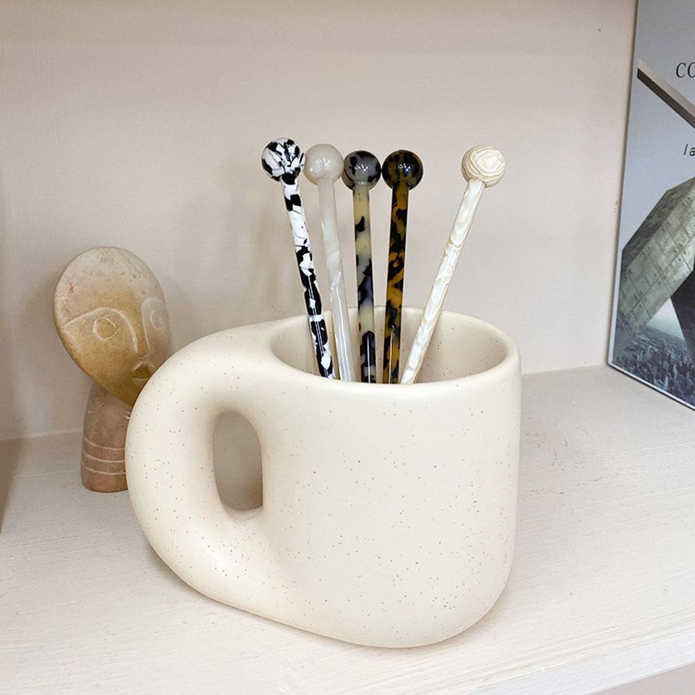 Trâm Cài Tóc Họa Tiết Mực In Sáng Tạo Cho Nữ Mã 2021