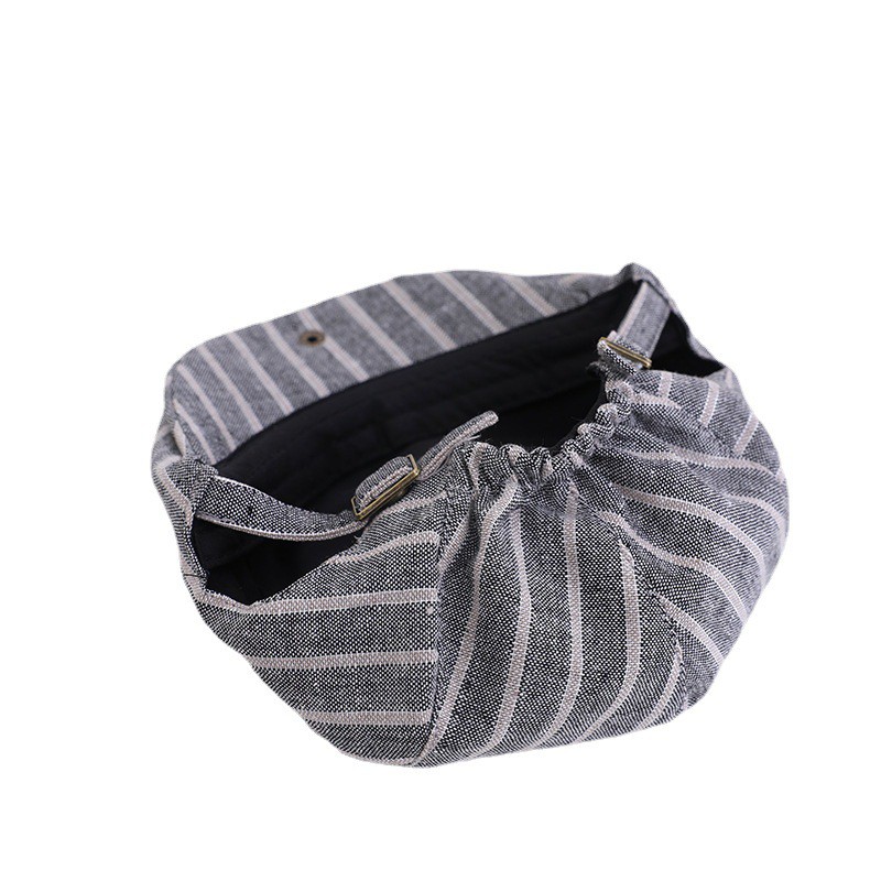 Mũ beret họa tiết sọc phong cách Hàn Quốc thời trang cho bé trai