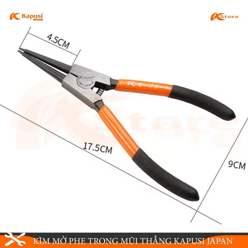 BỘ 4 KÌM MỞ PHE KAPUSI JAPAN 7INCH/175MM
