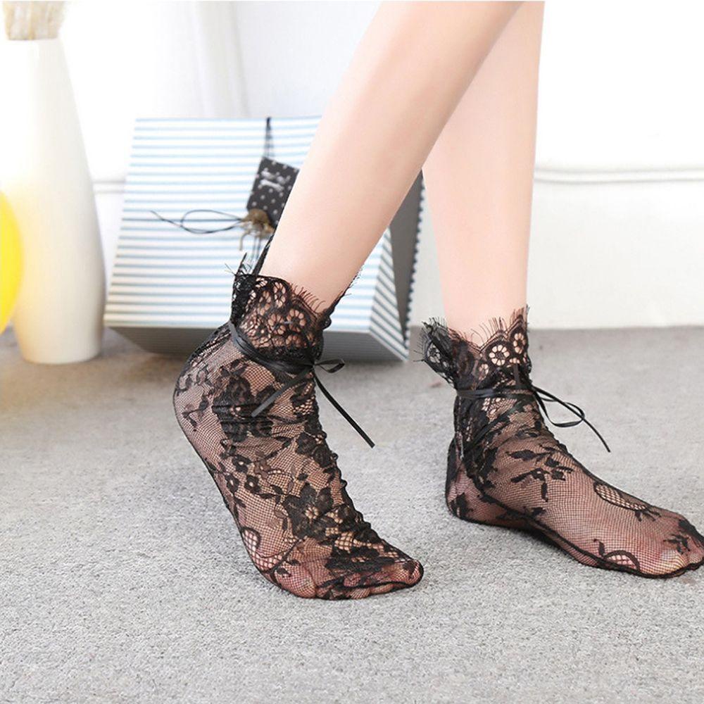 Tất Lưới Siêu Mỏng Đính Nơ Gợi Cảm VANES1