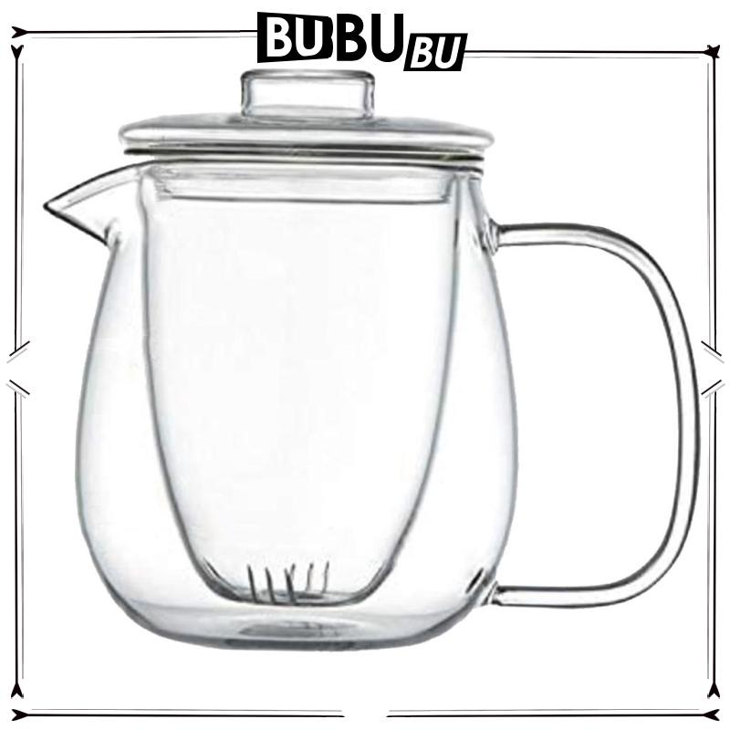 Bình trà thủy tinh nhỏ 300ml có ngăn lọc trà an toàn có thể tháo rời