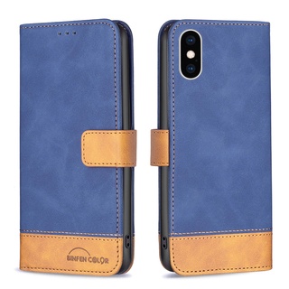 Ốp điện thoại da gấp phong cách vintage cho iphone xs max xr xs x 7 8 plus se 2022 se 2020
