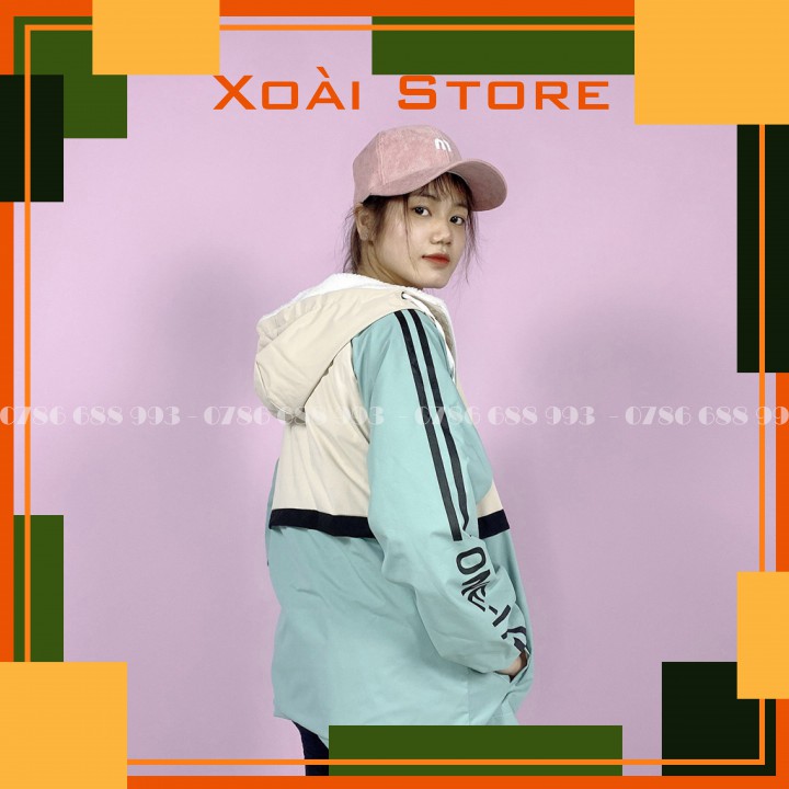 Áo khoác nữ cá tính cao cấp,chất gió tráng bạc chống mưa mùa đông đẹp XoaiXoaiStore | BigBuy360 - bigbuy360.vn