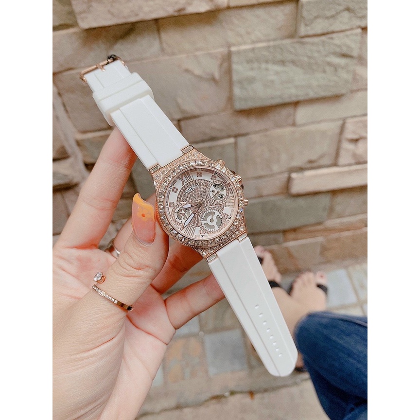 Đồng Hồ Nữ guess gw0257l2 gw0257l3 , Dây Cao Su , Size 36mm