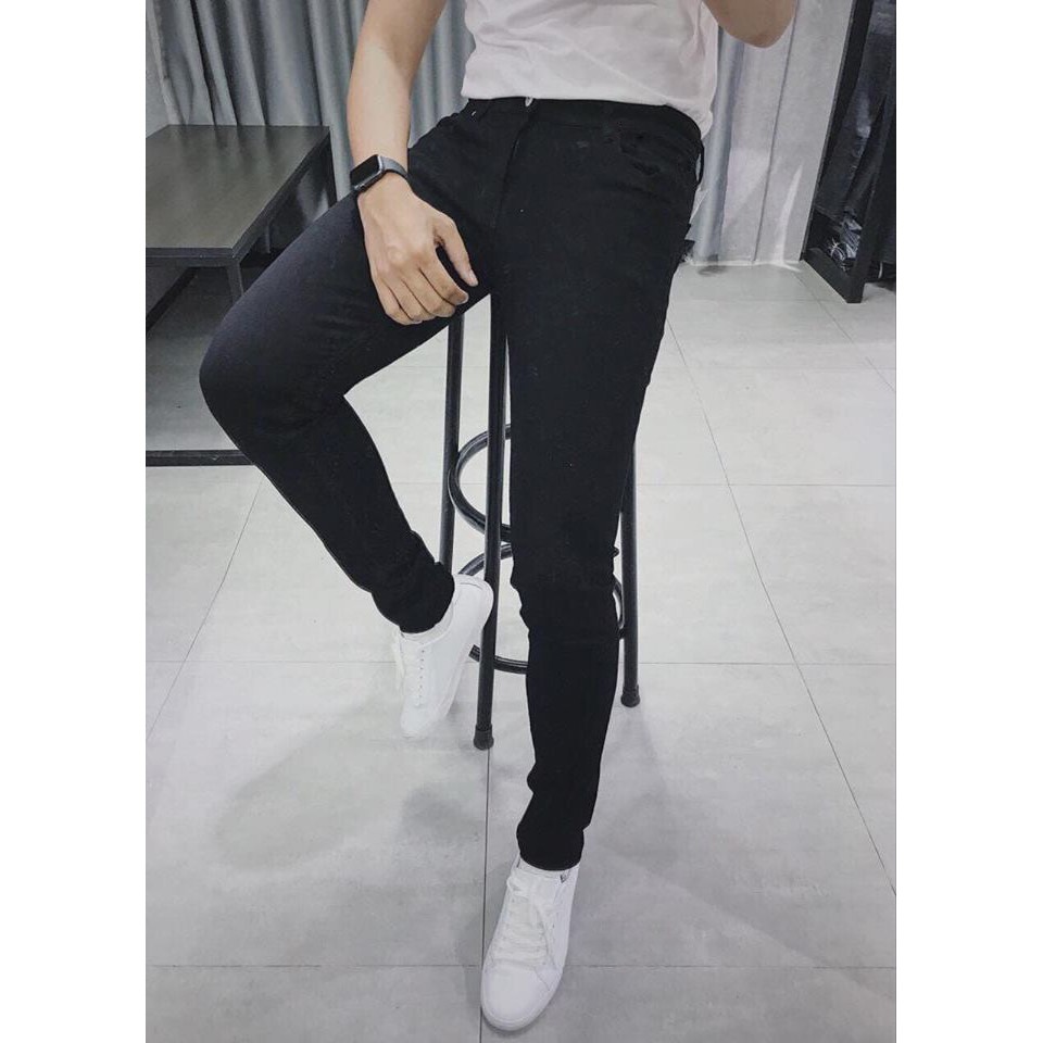 Quần Bò Xanh Đậm Dáng Vừa Chất Vải Jean Mịn Đẹp Phong Cách Thời Trang Quần Jeans Nam | BigBuy360 - bigbuy360.vn