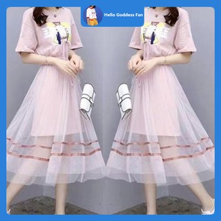 Đầm Thời Trang Mùa Hè Hàn Quốc Dành Cho Bé Gái 13-15/16 Tuổi 2021