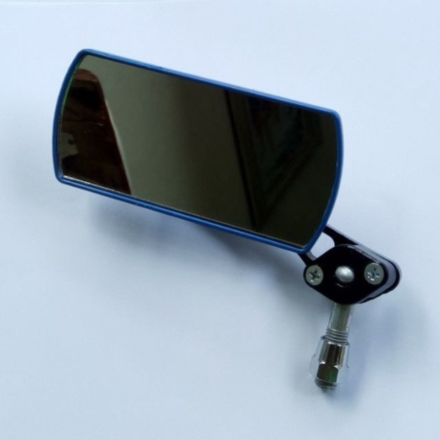 PBO Gương xe máy hình chữ nhật, gương nhỏ chiếu hậu dùng cho mọi loại xe 50 AO2
