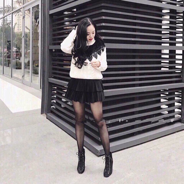 CHÂN VÁY DẬP LI TẦNG MN81