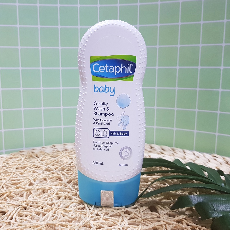 Sữa Tắm Và Gội Cetaphil Dịu Nhẹ Cho Bé Baby Gentle Wash &amp; Shampoo Chai 230ml/400ml