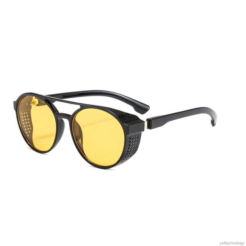 Kính mát tròn gọng nhựa phong cách Steampunk | BigBuy360 - bigbuy360.vn