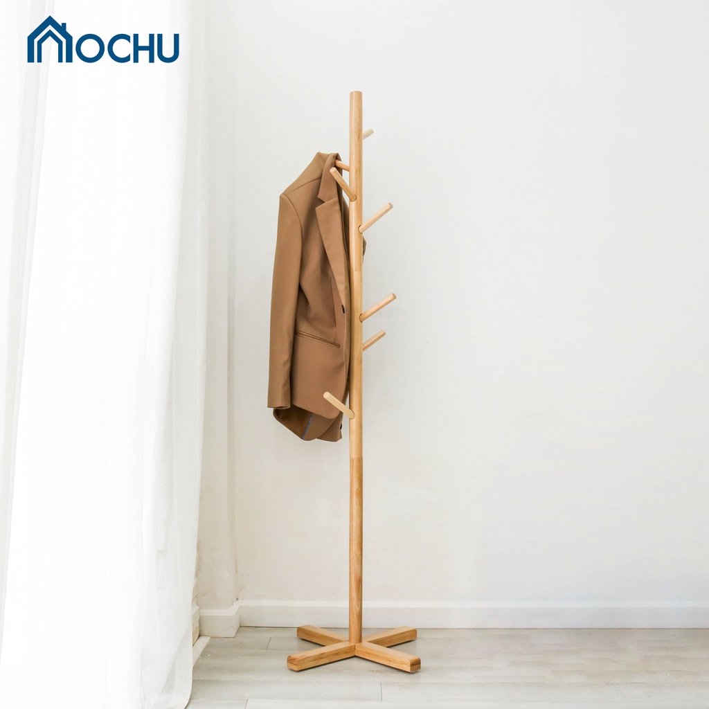 Cây móc treo quần áo đồ đa năng OCHU Kệ giá sào đứng gỗ lắp ráp STANDING HANGER Nội thất thông minh decor phòng ngủ