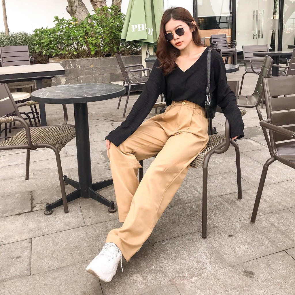 Quần Kaki Ống Suông Rộng Cực Chất MS077