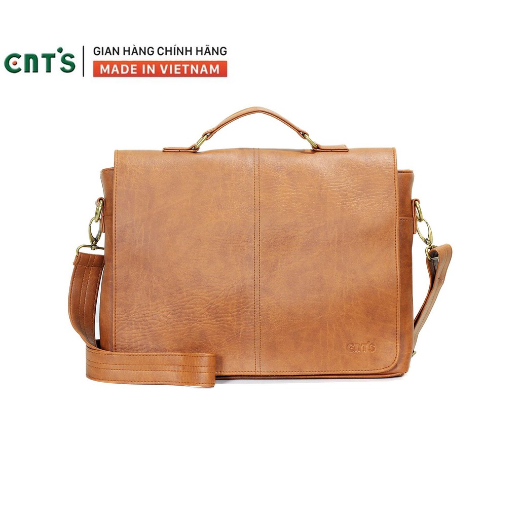 Cặp da nam đeo chéo CNT unisex CA19 cao cấp