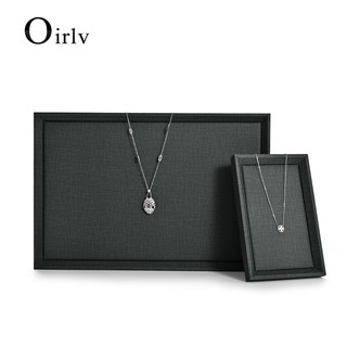Oirlv khay trưng bày trang sức bằng da p098 p099