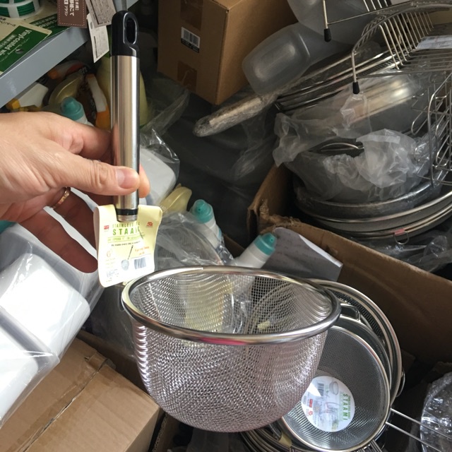 Rây lọc thực phẩm Inox 304 STAAMI Hàn Quốc hàng chính hãng, không gỉ, sáng bóng
