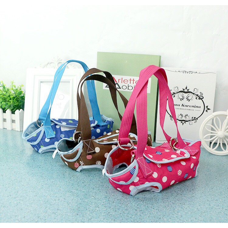 Túi Đeo Xách Thú Cưng Hình Chấm Bi