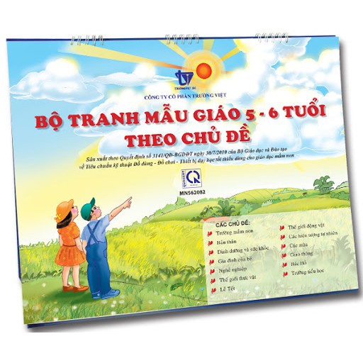 Tranh Truyện Mẫu giáo theo chủ đề cho các lứa tuổi