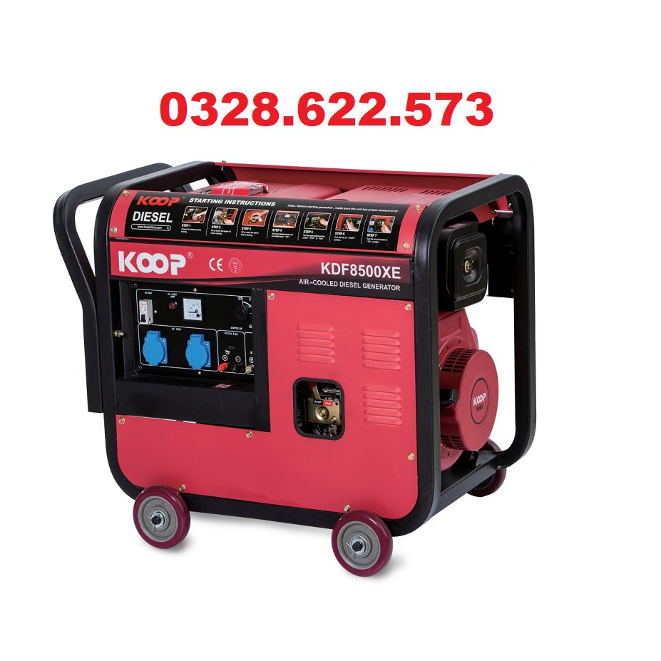 Máy Phát Điện Chạy Dầu 6Kw Koop KDF8500XE