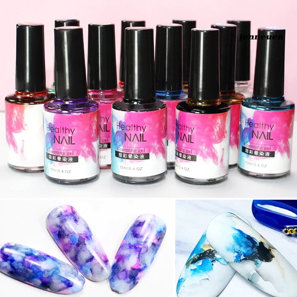 [Hàng mới về] Gel Sơn Móng Tay Màu Loang Hiệu Ứng Khói Không Tạo Vệt Xinh Xắn Diy