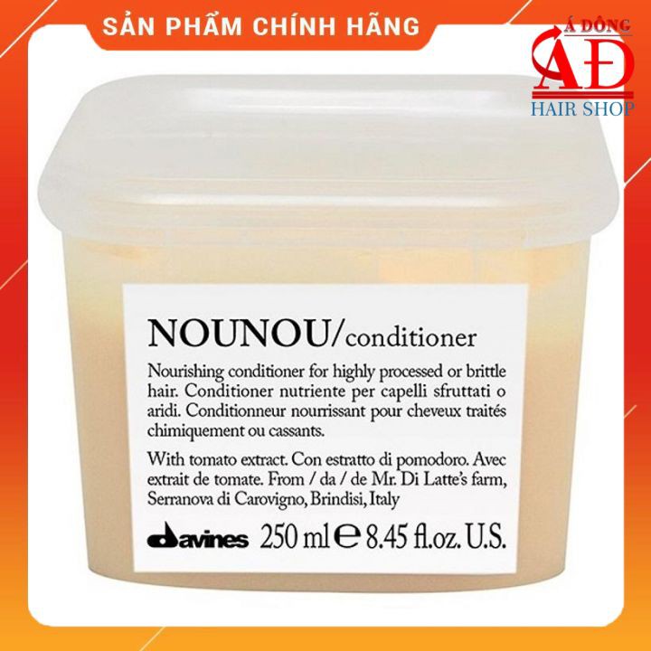 [Chính hãng] [Siêu rẻ] Dầu xả Nounou Davines siêu mượt 250ml (ITALY)