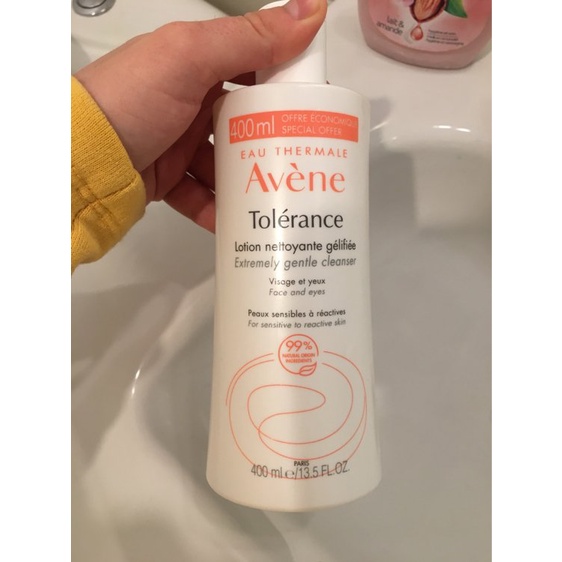 Lotion làm sạch, tẩy trang cho da nhạy cảm, dễ kích ứng Avene Tolerance Extremely Lotion 400ml