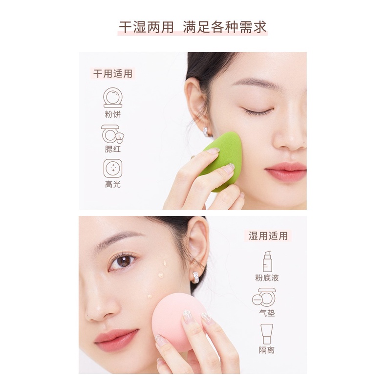 Mút Trang Điểm Siêu Mềm Hình Quả Đào Màu Hồng  Nội Địa Trung