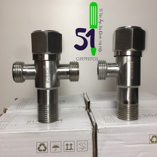 Van giảm áp inox | Van chia nước 2 ngả - 3 ngả | Van T khóa nước bồn cầu
