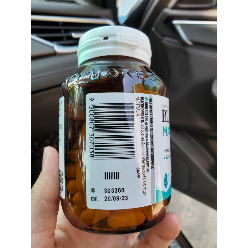 Bổ mắt Blackmores Macu Vision Úc giảm khô mắt, mỏi mắt 125 viên 150 viên | Thế Giới Skin Care