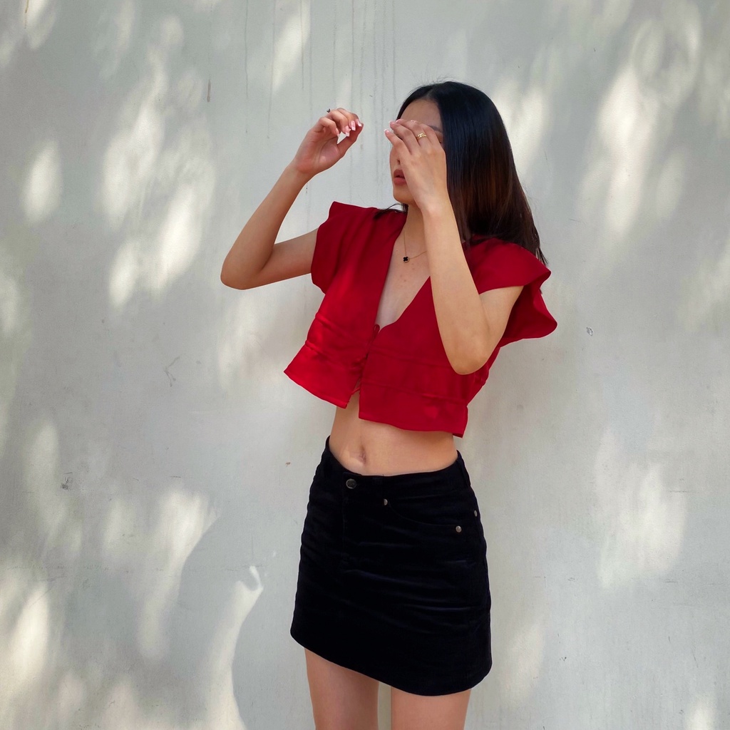 ÁO CROPTOP CỘT EO