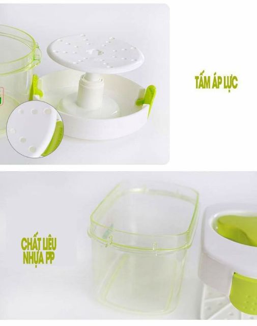 Hộp muối dưa cà 3 lít Nhật Bản