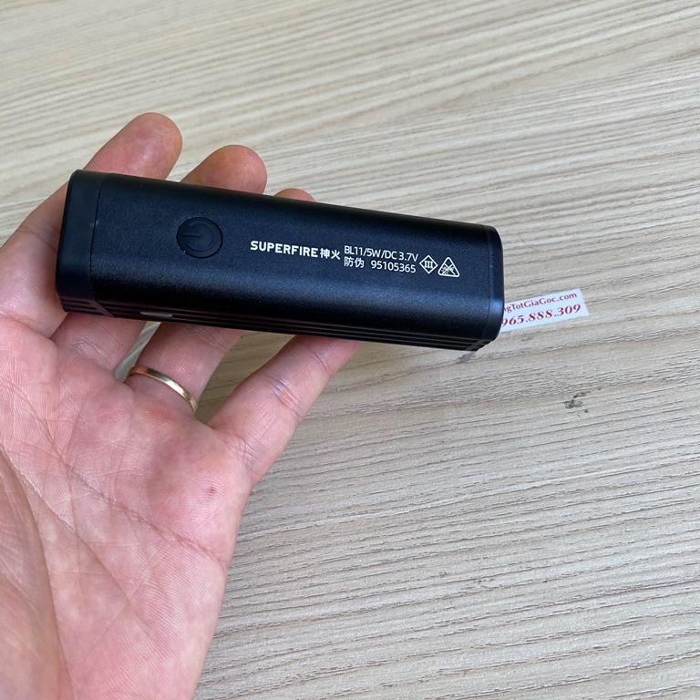 Đèn xe đạp siêu sáng Supfire BL11 hợp kim nhôm, sạc USB, hàng cao cấp chính hãng – DX39