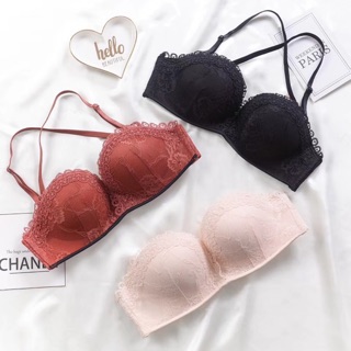 Bộ lót KL đúc viền ren đệm dày 4cm - Ảnh thật tự chụp