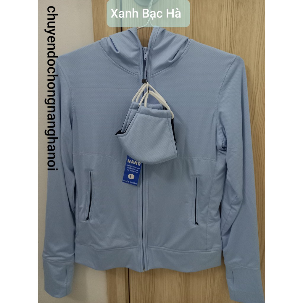 Áo chống nắng 2 lớp cotton thông hơi chống tia UV, bụi Nano cao cấp | BigBuy360 - bigbuy360.vn