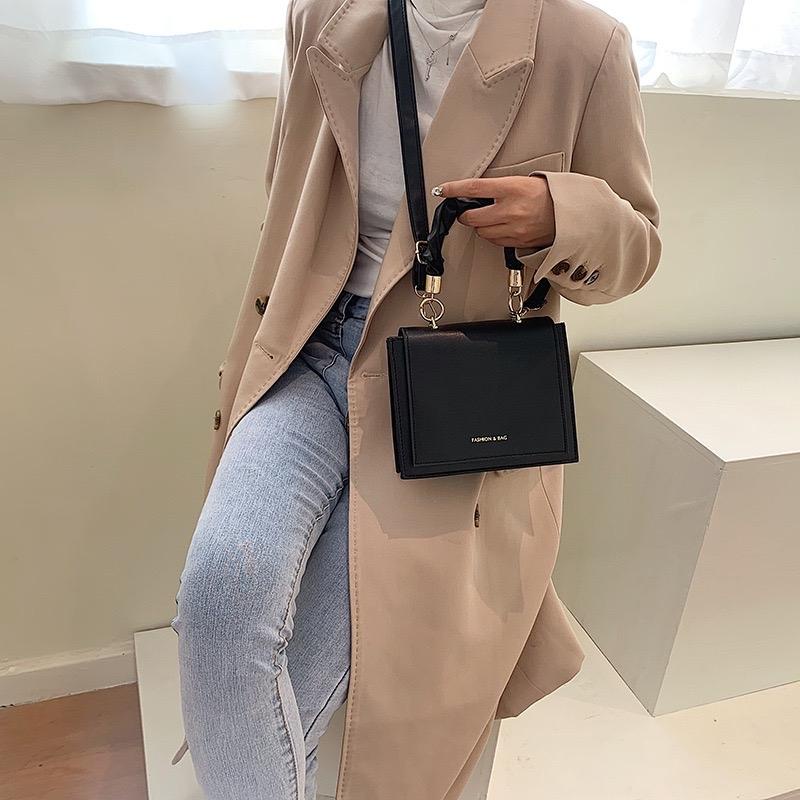 Túi Xách Nữ Nắp Vuông Hàn Quốc Thời Trang - Túi xách nữ Cunstore