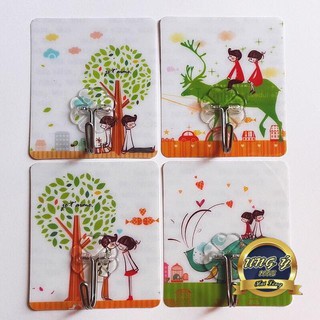 Combo 5 Móc dán tường 3D