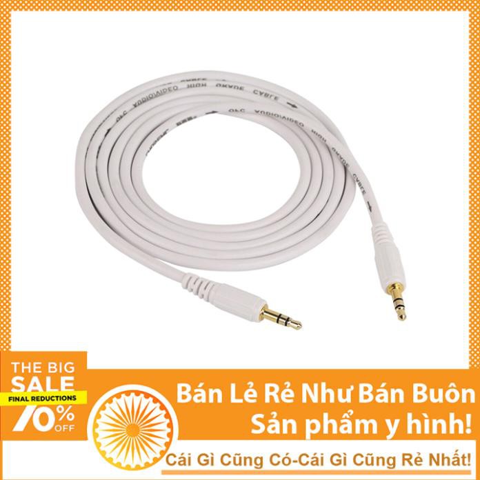 Dây AV Audio 3.5 ra 2 Jack Hoa Sen Choseal 1m8