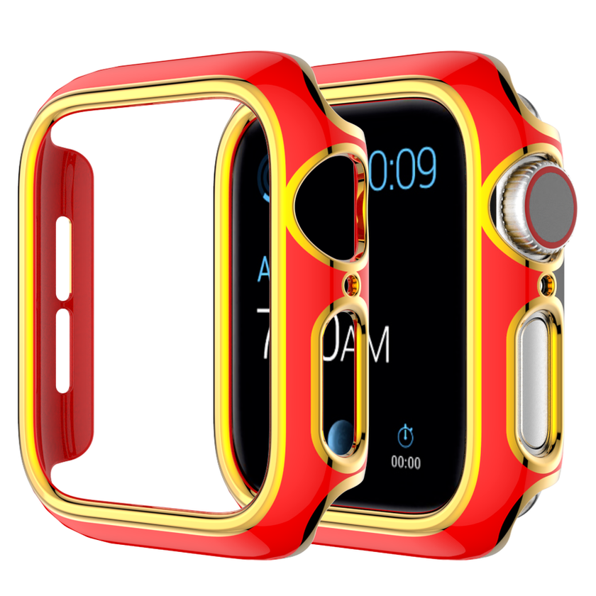 Khung Nhựa Cứng Nhiều Màu Cho Đồng Hồ Thông Minh Apple Watch Series 6 Se 5 4 3 2 1 44mm 40mm 38mm 42mm