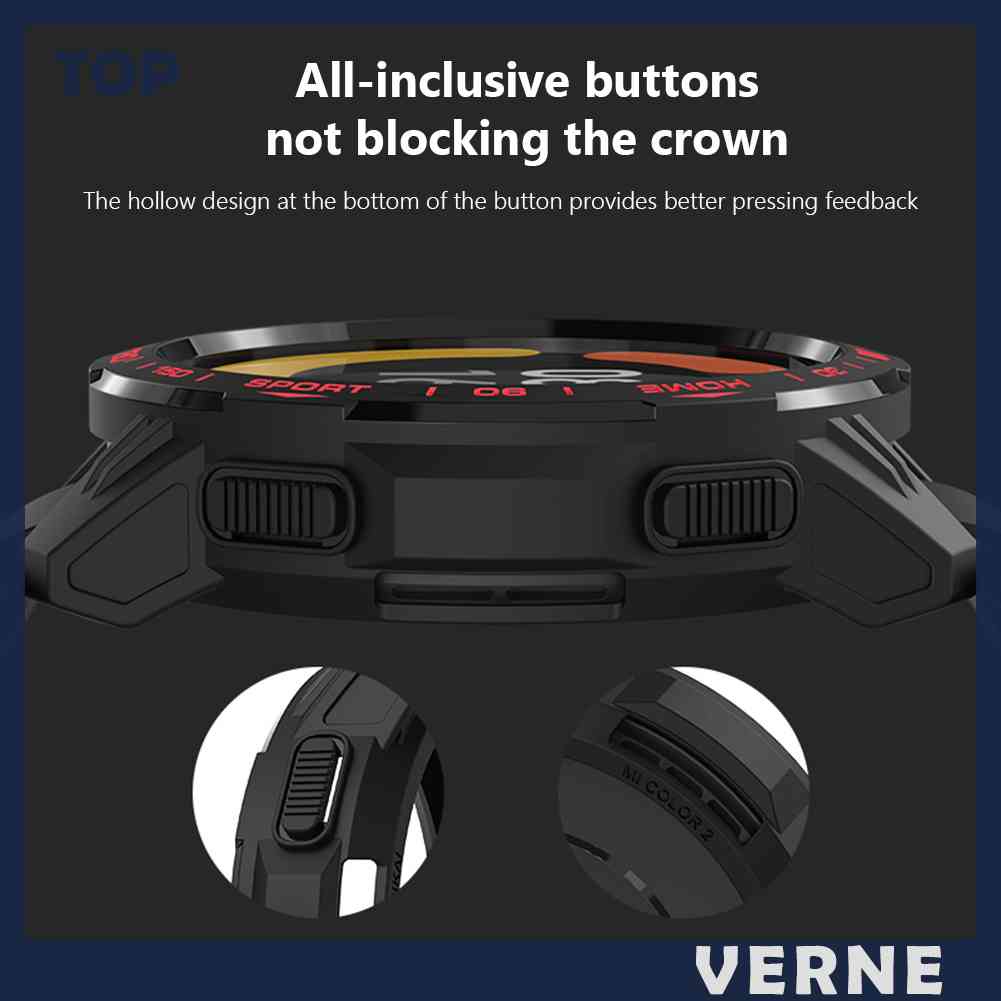 Ốp Bảo Vệ TPU Cho Đồng Hồ Thông Minh Xiaomi Watch S1 Active/Xiaomi Watch Color 2