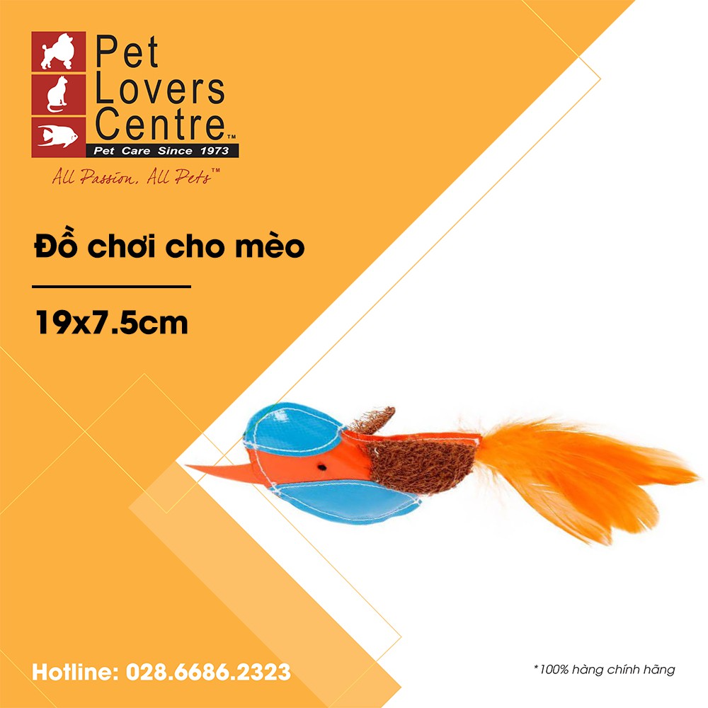 ĐỒ CHƠI CHO MÈO - TRUSTIE - CAT TOY - BIRD (BLUE)